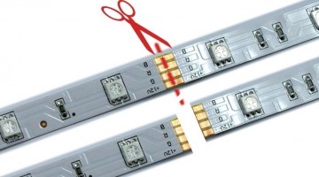 LED strip vervangende connector cable 10cm