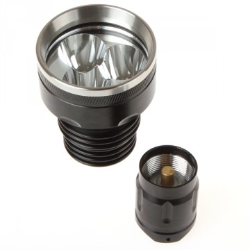 3x XML-T6 4000 Lumens Zaklamp 22,4 CM