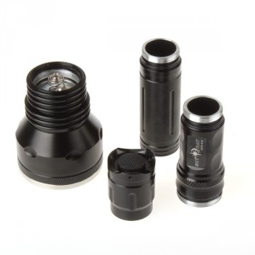 3x XML-T6 4000 Lumens Zaklamp 22,4 CM