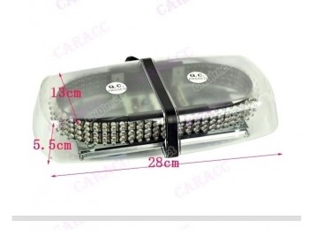 ORANJE dak zwaailicht 240 LED - magneet bevestiging