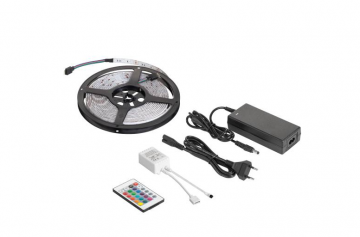 5 meter led strip - RGB - Complete set - REBEL