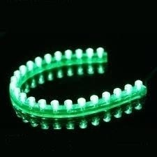 24-LED Strip Flexibele Grill Verlichting - GROEN