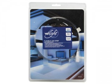 5 meter LED strip - Koud wit - Complete set - Inkortbaar