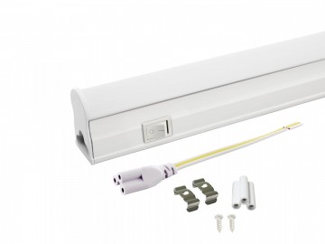 Linear led fluorescent lamp t5 120cm 18w onoff neutral 4000k surface mounted lamp integrated into the luminaire11 1