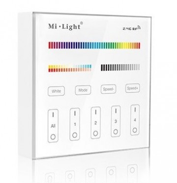 4-Zone RGB+CCT Smart Panel Remote Controller - B4 Mi-light 2.0