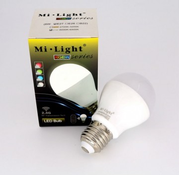 Milight wifi led lamp rgbw e27 4