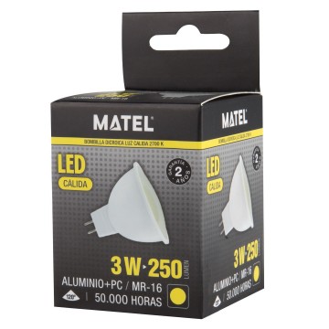 MR16 - Warm Wit - 250 Lumen - 3 Watt2