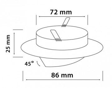 Inbouw spot MR16 aluminium rond armatuur zilver/zilver