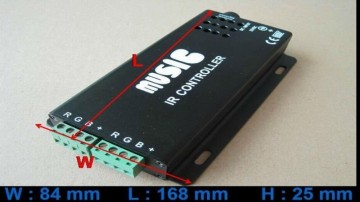 Muziek controller RGB LED IR