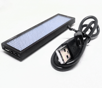 LED naambadge - Bluetooth - Wit