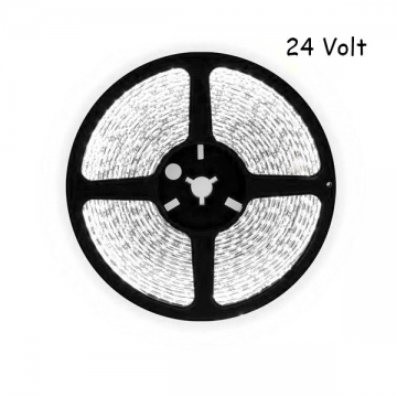 5 meter daglicht led strip - 120Leds/m - 24V - 2835