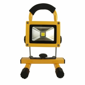 10W Accu LED Schijnwerper (GEEL)