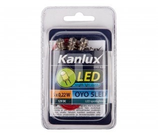 LED mini spotverlichting - set 5 stuks - 7000K koud wit