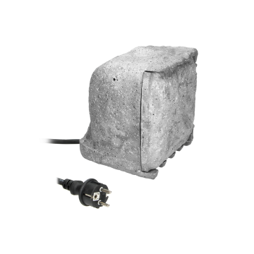 Tuin contactdoos - 230V - 4 voudig - Decoratief steen