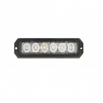ORANJE bumper flitser - E keurmerk - R65 - 6 LED Compact - synchronisatie