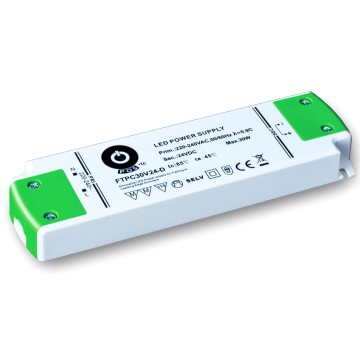 Pos power compacte dimbare voeding dc 24 volt 30 w