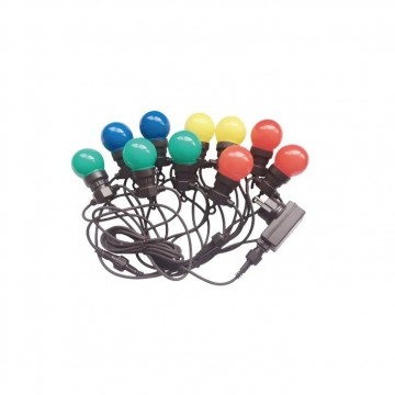 Led party lichtsnoer - 5 meter - 10 lampen - Multicolor - 24V