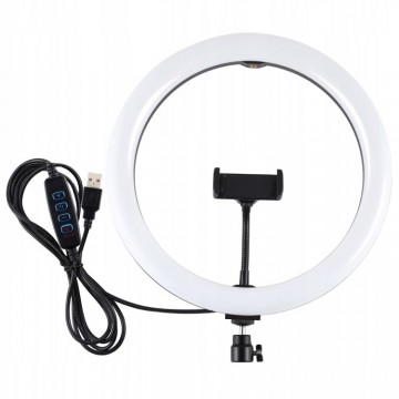 LED selfie ringlamp - Met telefoonhouder en controller