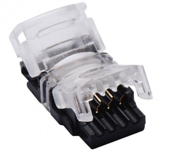 RGB Ledstrip naar kabel Connector 10mm - 4-aderig - Waterproof