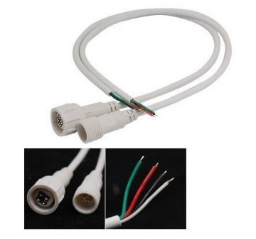 Waterproof RGB LED Connector set male/female