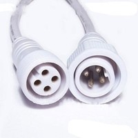 Waterproof RGB LED Connector set male/female