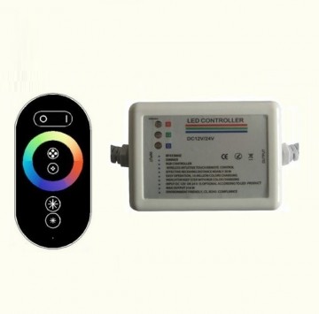 Touch LED RGB Controller - RF - kroonsteen aansluiting