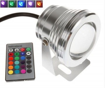 10W LED SPOT light RGB Focus Lens outdoor 12 volt - dimbaar