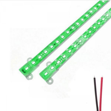 LED strip 50cm - Aluminium profiel - 12V - IP65 - Groen