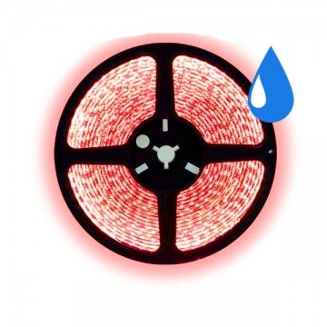 USB ledstrip - ROOD - IP65 - 1 meter - 60L/m - 5050