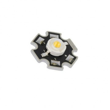 Power LED diode - Warm wit - 1W - Ø18mm