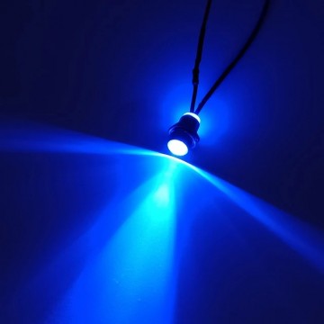 Mini LED spotverlichting - Blauw - 10mm - 12/24V