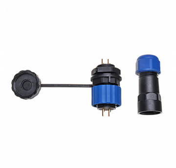 Male + socket - Waterdichte kabelverbinder - 2 aderig - IP68