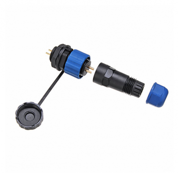 Male + socket - Waterdichte kabelverbinder - 2 aderig - IP68