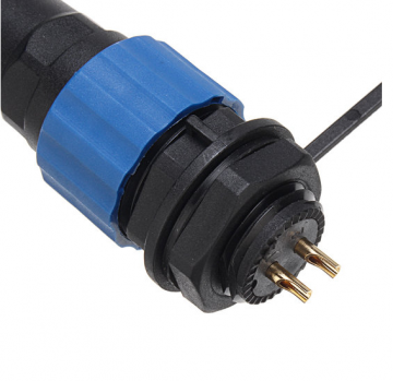 Male + socket - Waterdichte kabelverbinder - 2 aderig - IP68