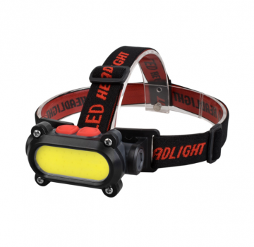 LED hoofdlamp - Oplaadbaar - Rood + wit - 250 Lumen