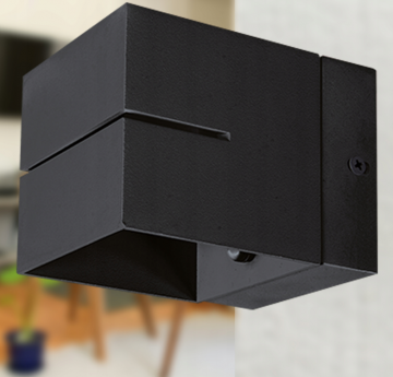 G9 LED wandlamp - 7W - Aluminium - Zwart