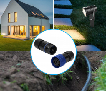 Waterdichte kabelverbinder - Vlamvertragend - 5 aderig - 24A