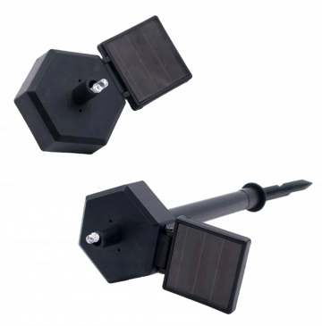 Solar LED kikker - Neutraal wit - Met schemersensor en prikpen