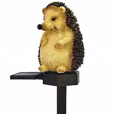 Solar LED mini egel - Neutraal wit - Met schemersensor en prikpen