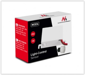 Schemerschakelaar - Externe PIR sensor - 2300W - Inbouw