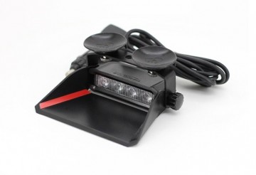 Dashboard flitser - ORANJE - R10 R65 - 4 LED - gecertificeerd 