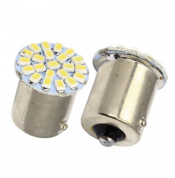 ROOD - Flash - BA15S - LED - 22 SMD - 1156 - 12V