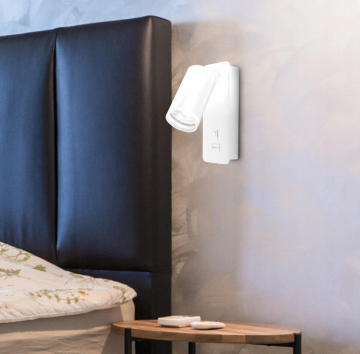 LED leeslamp - 55mm - USB poort - Wit