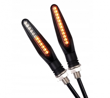 Dynamische motor richtingaanwijzers - 12 LEDs - 2 stuks