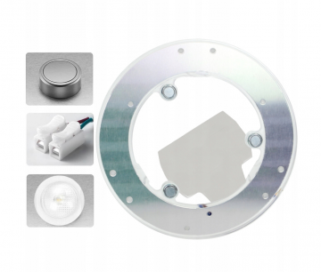LED Module Inbouw Magnetisch Rond - 220V - 24W - 3000K