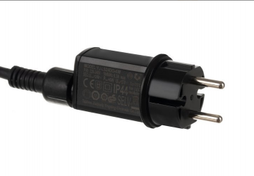 Prikkabel met hanglampen - 5 meter - 10 lampen - Koppelbaar - Warm wit - 24V