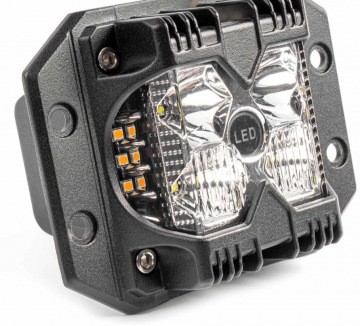 LED werklamp - R10 - Wit + oranje - 60W - 6000 Lumen