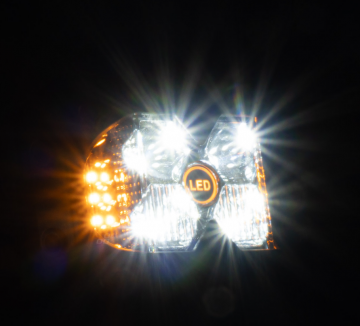 LED werklamp - R10 - Wit + oranje - 60W - 6000 Lumen