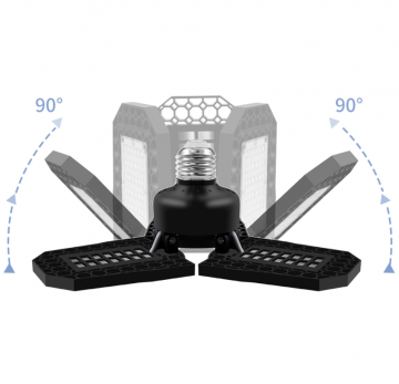 LED kweeklamp - 108 LED - Rood/blauw - Verstelbaar