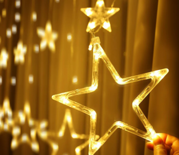 LED kerst lichtgordijn - 3 meter - 120 LEDs - Koppelbaar